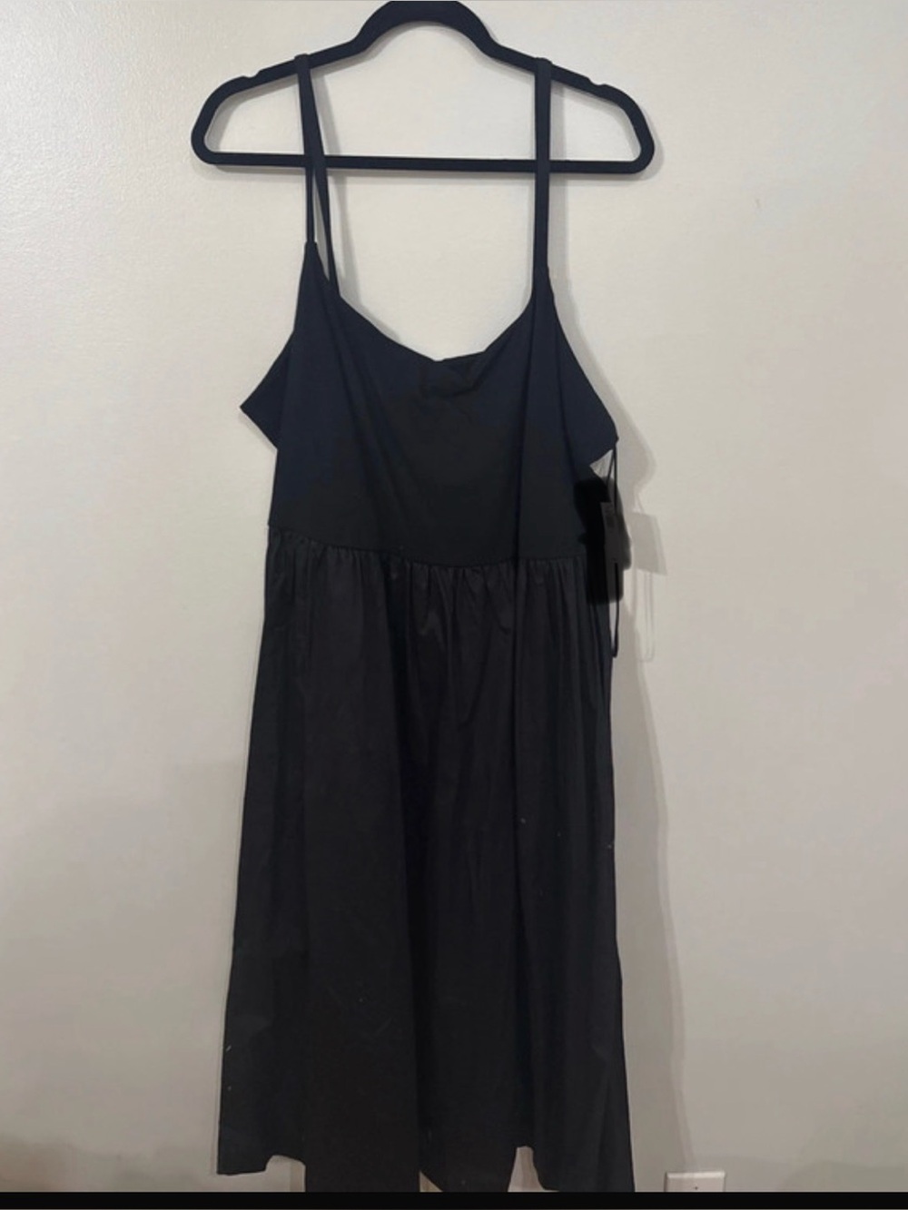 Old navy Black Spaghetti Strap Midi Dress - Women's Classic Summer Dress